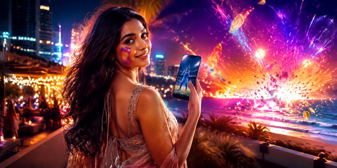 Holi celebrations near cricket betting centers in Delhi